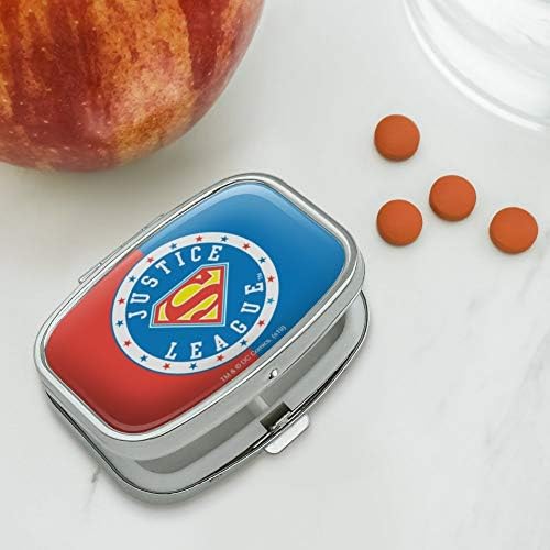 Justice League Superman Athletic Logo Pill Case Case Trinket Gift Box