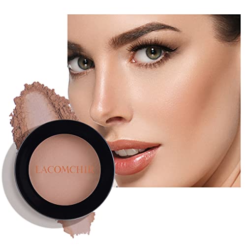 Lacomchir Blush Makeup Matte Powder Blush Face Makeup ผลกระทบสูงที่สร้างได้รูปทรงน้ำหนักเบาที่สร้างได้แก้มที่โหดร้ายฟรีมังสวิรัติ