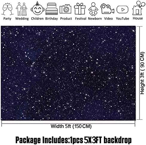 Night Sky Star Universe Space Starry Photography Backograph