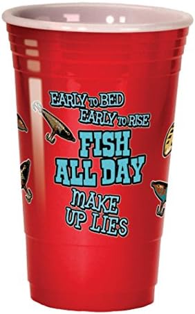 Spoontiques Fishing Party Cup, Red