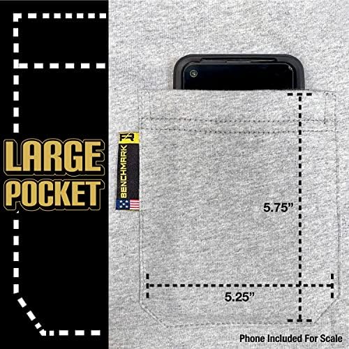 เกณฑ์มาตรฐาน Fr Frame Long Long Long T-Shirt W/Pocket ทำในสหรัฐอเมริกา, Cat 2