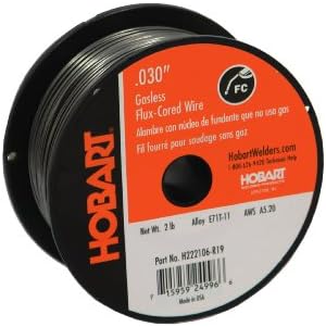 โฮบาร์ต H222106-R19 2 ปอนด์ E71T-11 คาร์บอนสตีลลวดเชื่อม-สตีล-สตีลลวด 0.030 นิ้ว 0.030 นิ้ว